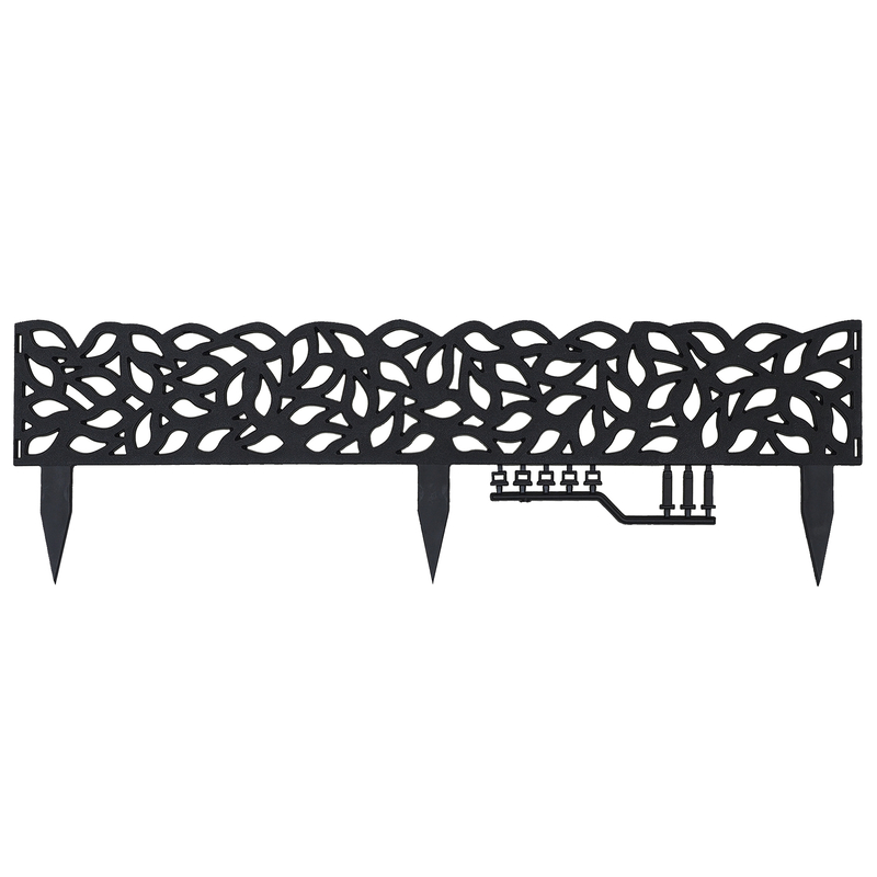 Jack Matrix Garden Edging Falling leaves_900 x 150mm_Charcoal_1600X1600