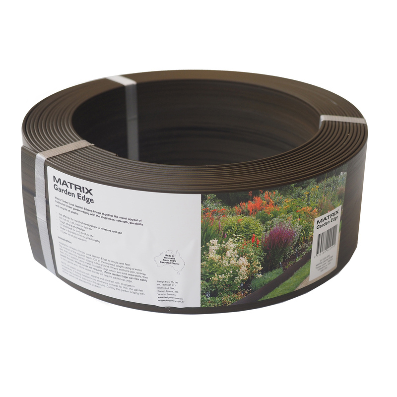 Matrix WALNUT Extruded Garden Edging Jack Matrix